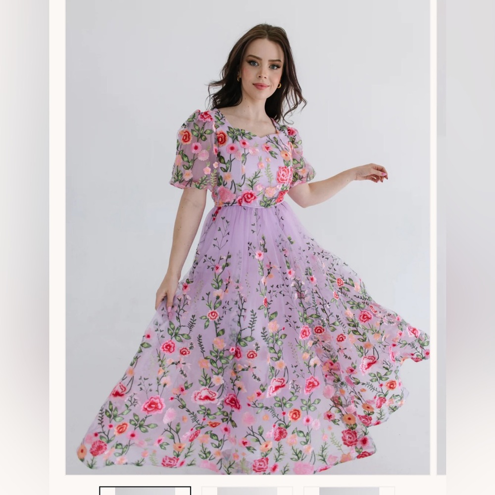 NWT L Noliabae Haze Dress in Purple